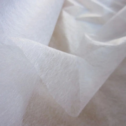 44" Wide Double-Sided Iron-On Interlining – Non-Woven Fusible Adhesive Web for Fabric Bonding & Sewing | CP1011