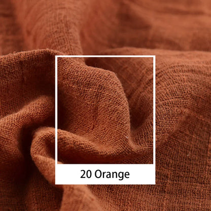 Eco-Friendly Natural Linen Cotton Cambric Fabric – Soft, Breathable & Quick-Dry Textile for DIY Clothing, Curtains & Patchwork | CA1014