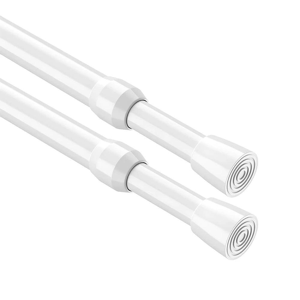 Heavy-Duty Adjustable Black Tension Rod – No-Drill Extendable Curtain Pole | CH1009