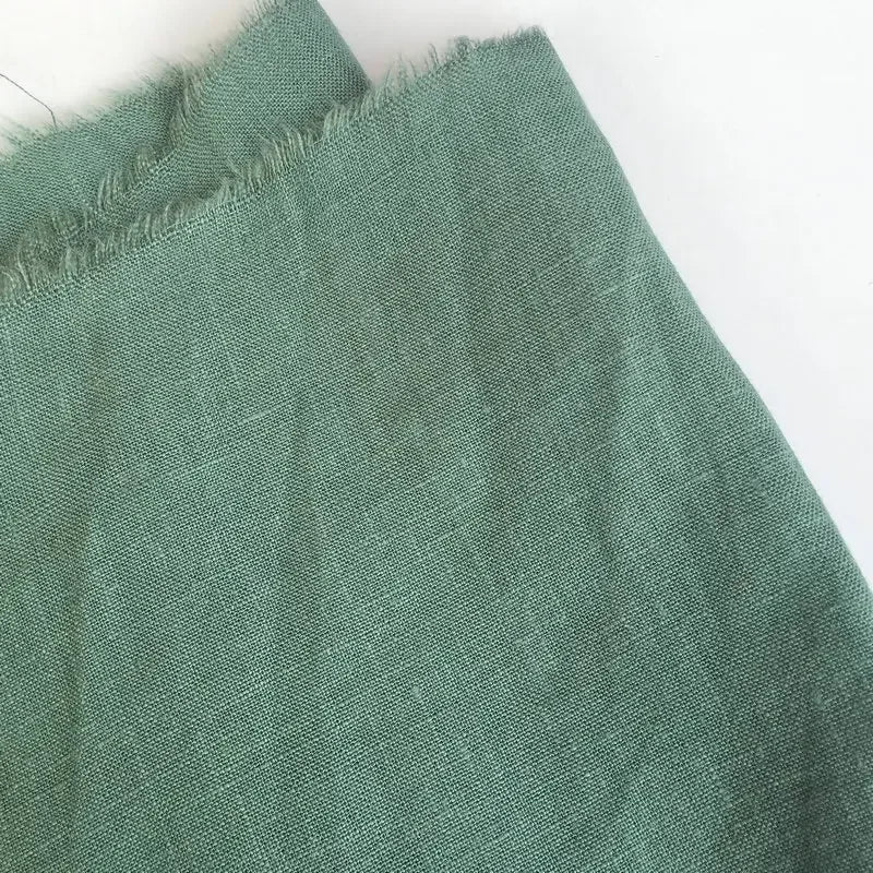 100% Premium French Linen Fabric By The Yard, 110"Width, CA1011