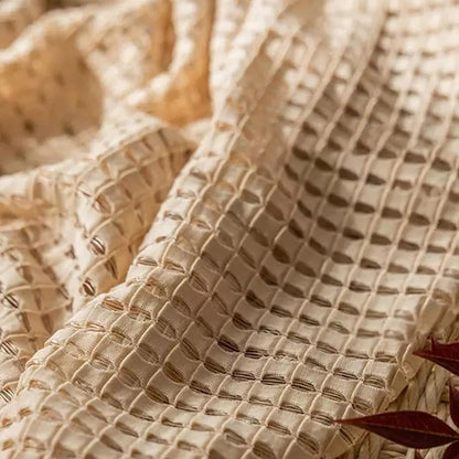 Decorative Cutout Modern Sheer Curtain | CD1041