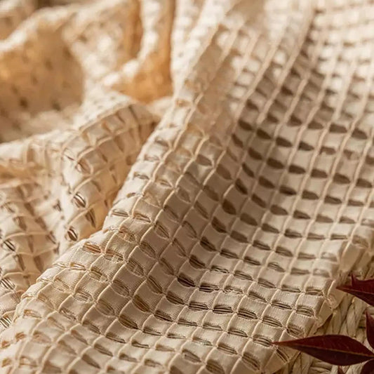Decorative Cutout Modern Sheer Curtain | CD1041