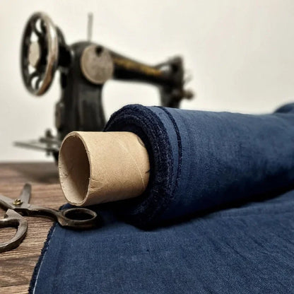 100% Premium French Linen Fabric By The Yard, 110"Width, CA1011