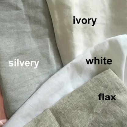 100% Premium French Linen Fabric By The Yard, 110"Width, CA1011