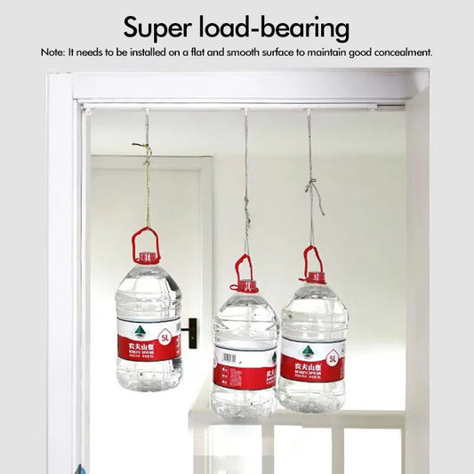 Self-Adhesive Silent Curtain Track, No-Drill Top & Side Mount Rail for Smooth Surfaces | CH1007
