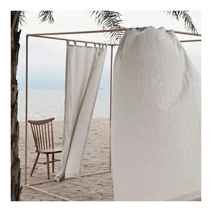 100% French Linen 50% blackout Room Darkening Drapery | CD1030