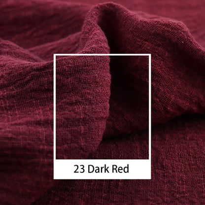 Eco-Friendly Natural Linen Cotton Cambric Fabric – Soft, Breathable & Quick-Dry Textile for DIY Clothing, Curtains & Patchwork | CA1014