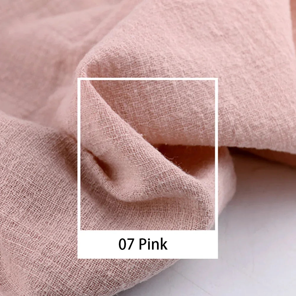 Eco-Friendly Natural Linen Cotton Cambric Fabric – Soft, Breathable & Quick-Dry Textile for DIY Clothing, Curtains & Patchwork | CA1014