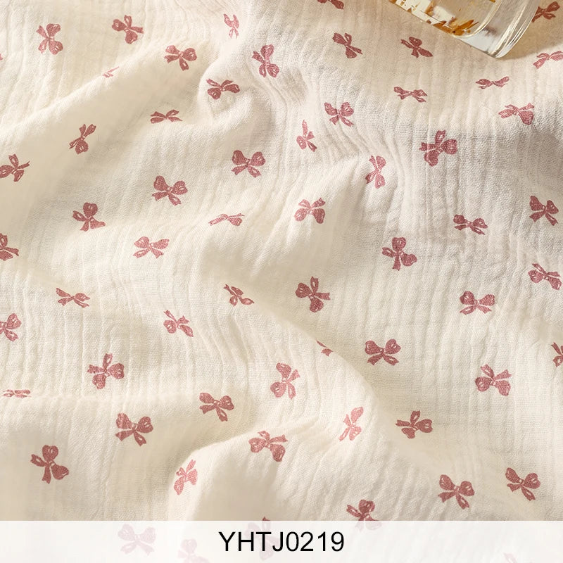Whimsical Nature Print 100% Cotton Brocade Fabric | CA1013