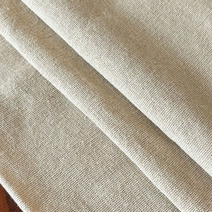 100% Organic Linen Burlap Fabri, Raw Stitch, Bonded Textile for Patchwork, Painting, and Crafting