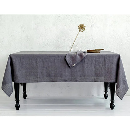 Premium 100% French Natural Linen Tablecloth, CT1001