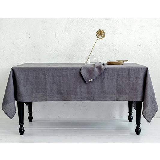 Premium 100% French Natural Linen Tablecloth | CT1001