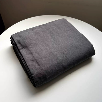 100% Pure French Linen Flat Sheet | Stone-Washed OEKO-TEX Certified Top Sheet for Hot Sleepers (1 PC)