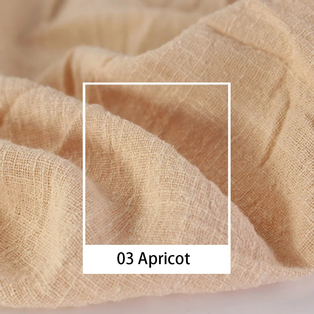 Eco-Friendly Natural Linen Cotton Cambric Fabric – Soft, Breathable & Quick-Dry Textile for DIY Clothing, Curtains & Patchwork | CA1014