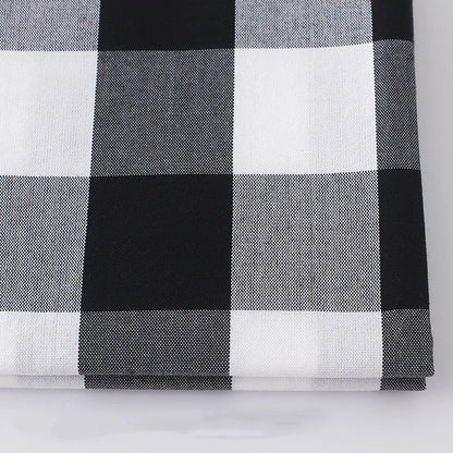 Premium Yarn-Dyed Cotton Linen Blend Classic Buffalo Check, Gingham & Ticking Stripe Fabric, CA1005
