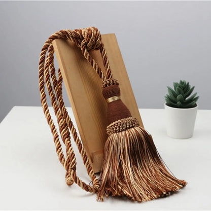 Tassel Curtain Tiebacks, 2-Piece Set | CB1005