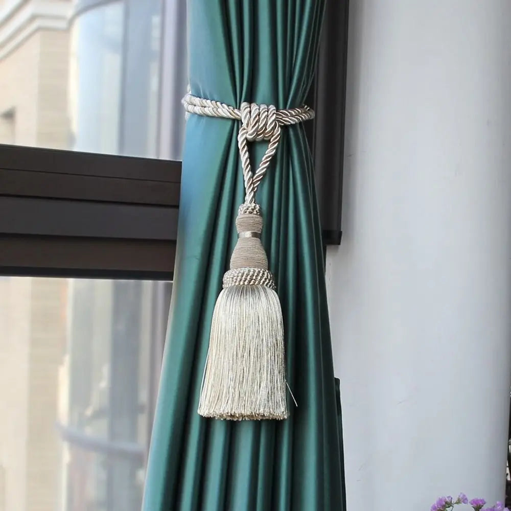 Tassel Curtain Tiebacks, 2-Piece Set | CB1005