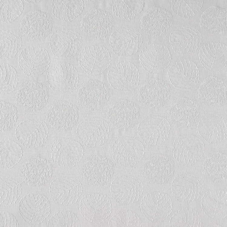 Embroidered Cotton Linen Jacquard Fabric for Dresses, Bags & Sewing | CA1016