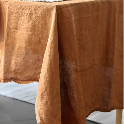 Premium 100% French Natural Linen Tablecloth, CT1001