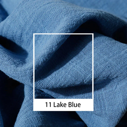 Eco-Friendly Natural Linen Cotton Cambric Fabric – Soft, Breathable & Quick-Dry Textile for DIY Clothing, Curtains & Patchwork | CA1014