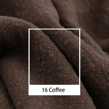 Eco-Friendly Natural Linen Cotton Cambric Fabric – Soft, Breathable & Quick-Dry Textile for DIY Clothing, Curtains & Patchwork | CA1014