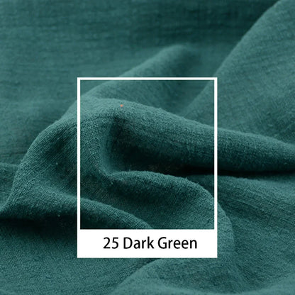 Eco-Friendly Natural Linen Cotton Cambric Fabric – Soft, Breathable & Quick-Dry Textile for DIY Clothing, Curtains & Patchwork | CA1014