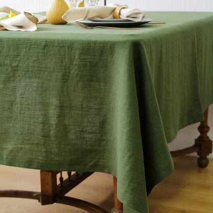 Premium 100% French Natural Linen Tablecloth, CT1001
