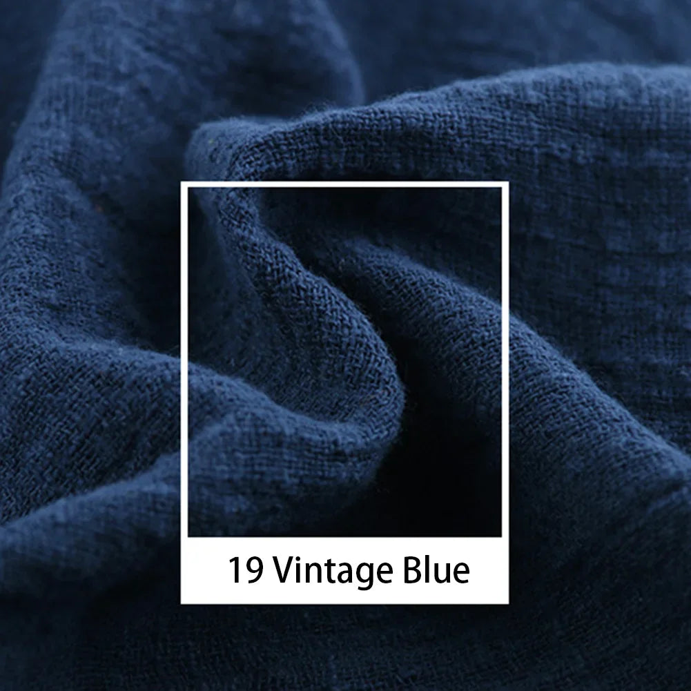 Eco-Friendly Natural Linen Cotton Cambric Fabric – Soft, Breathable & Quick-Dry Textile for DIY Clothing, Curtains & Patchwork | CA1014