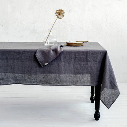 Premium 100% French Natural Linen Tablecloth, CT1001