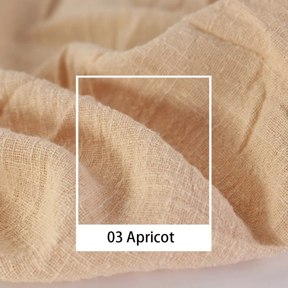 Eco-Friendly Natural Linen Cotton Cambric Fabric – Soft, Breathable & Quick-Dry Textile for DIY Clothing, Curtains & Patchwork | CA1014
