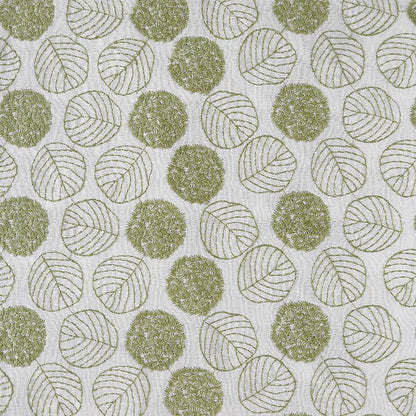Embroidered Cotton Linen Jacquard Fabric for Dresses, Bags & Sewing | CA1016