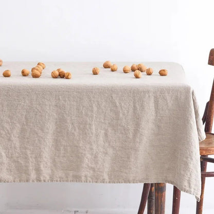 Premium 100% French Natural Linen Tablecloth, CT1001
