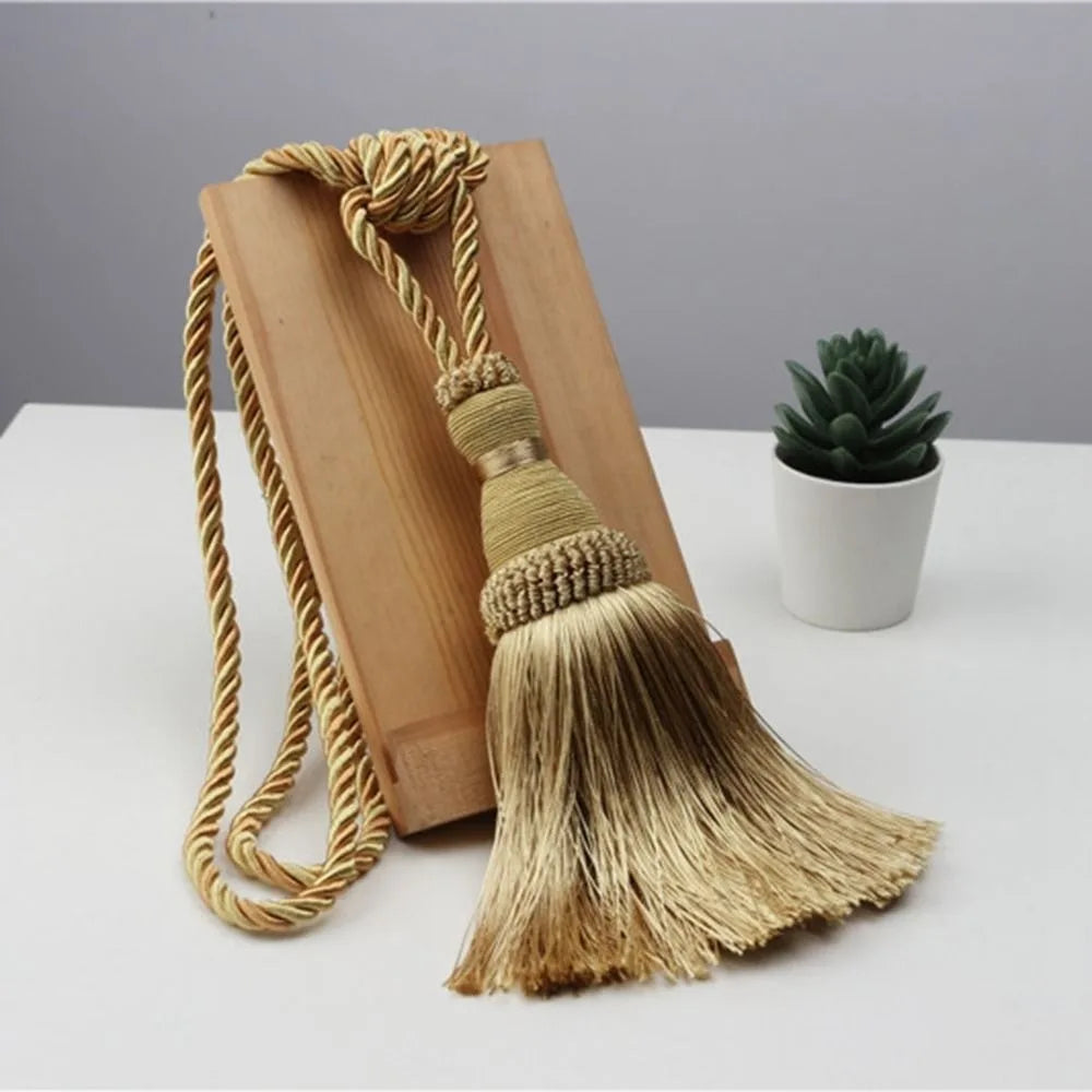 Tassel Curtain Tiebacks, 2-Piece Set | CB1005