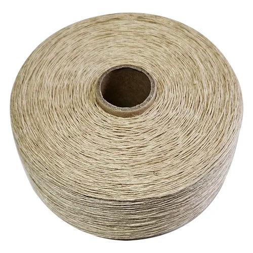 100% Pure Organic Linen Ramie Yarn | Raw Ring Spun Knitting Filament (1/64", 0.3mm, 100g)