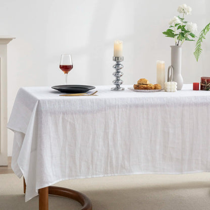 Premium 100% French Natural Linen Tablecloth, CT1001