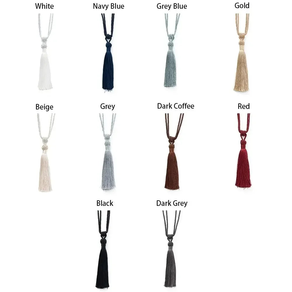 Braided Rope Curtain Tieback with Tassel | CB1004