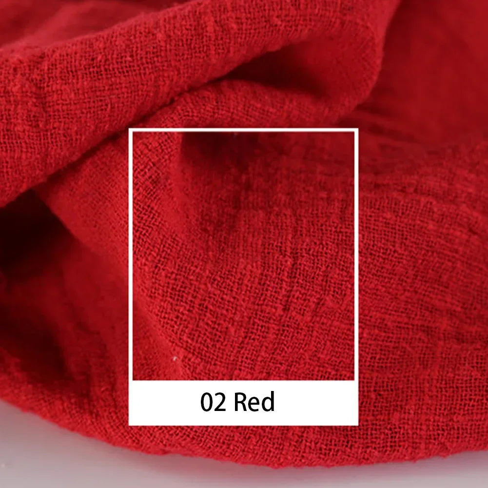 Eco-Friendly Natural Linen Cotton Cambric Fabric – Soft, Breathable & Quick-Dry Textile for DIY Clothing, Curtains & Patchwork | CA1014