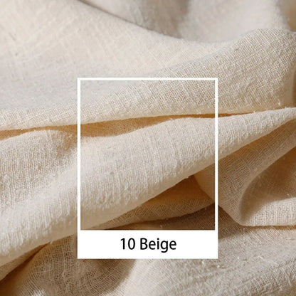 Eco-Friendly Natural Linen Cotton Cambric Fabric – Soft, Breathable & Quick-Dry Textile for DIY Clothing, Curtains & Patchwork | CA1014
