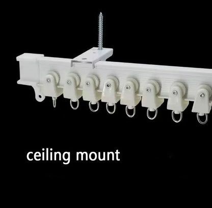 Flexible Bendable Curtain Track Set, Silent Room Divider & Window Rail, CH1004