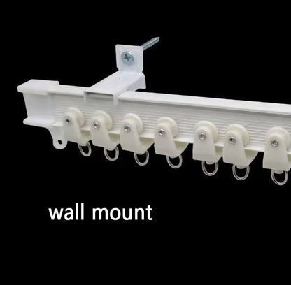 Flexible Bendable Curtain Track Set, Silent Room Divider & Window Rail, CH1004