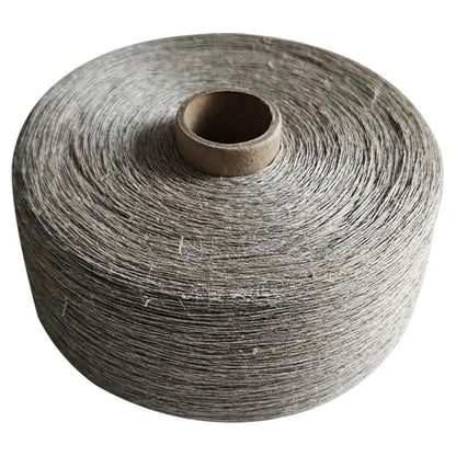 100% Pure Organic Linen Ramie Yarn | Raw Ring Spun Knitting Filament (1/64", 0.3mm, 100g)