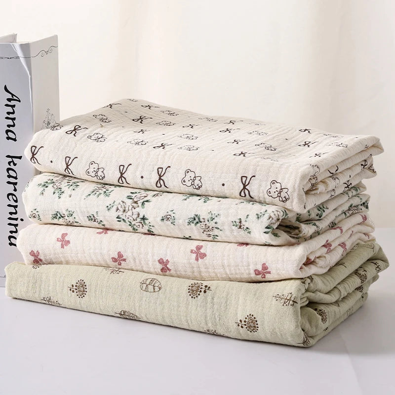 Whimsical Nature Print 100% Cotton Brocade Fabric | CA1013
