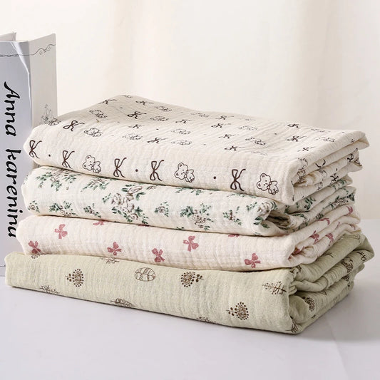 Whimsical Nature Print 100% Cotton Brocade Fabric | CA1013