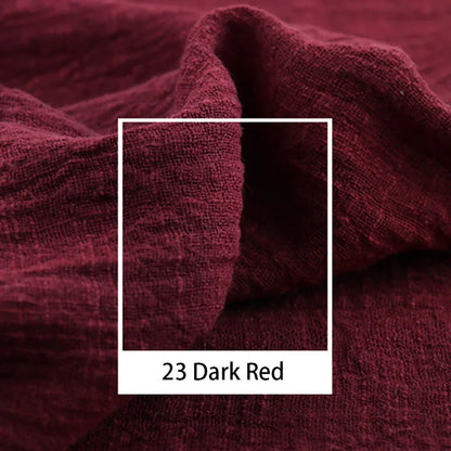Eco-Friendly Natural Linen Cotton Cambric Fabric – Soft, Breathable & Quick-Dry Textile for DIY Clothing, Curtains & Patchwork | CA1014