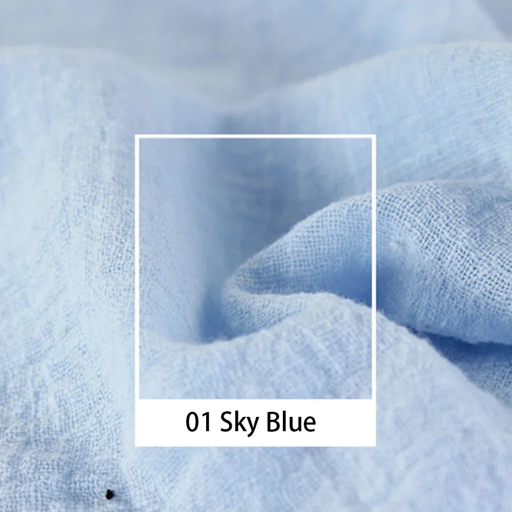 Eco-Friendly Natural Linen Cotton Cambric Fabric – Soft, Breathable & Quick-Dry Textile for DIY Clothing, Curtains & Patchwork | CA1014