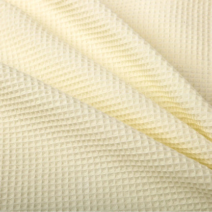 Premium Soft Waffle Weave Cotton Blend Fabric | Moisture-Absorbent, Quick-Dry Bubble Cloth For DIY Sleepwear, Towels & Modern Home Textiles | CA1015