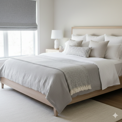 3 Pass Blackout Faux Linen Fabric By The Yard/54" Width/CL1185 - Classic & Modern Home