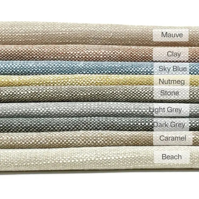 Two Tone Cotton Linen Fabric By The Yard, 54"Width, CL1057