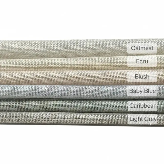 2 Tone Sheer Linen Blend Fabric by the Yard, 56"Width, CL1068