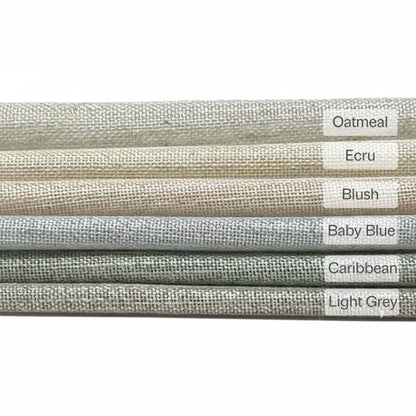 2 Tone Sheer Linen Blend Fabric by the Yard, 56"Width, CL1068
